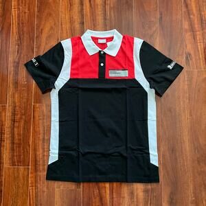 New w/Tags Porsche Driver's Selection Motorsport Racing Polo Shirt Med 911